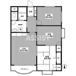 サンドエルの物件間取画像